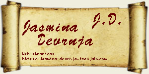 Jasmina Devrnja vizit kartica